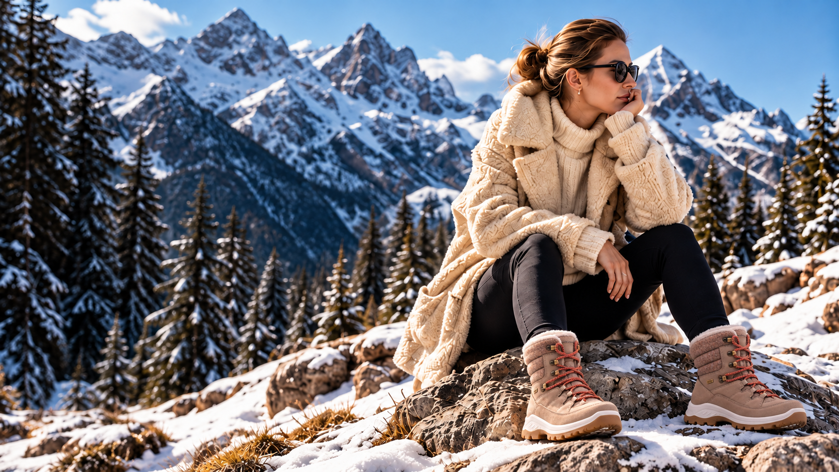 Warm winter boots